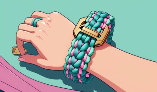 Браслет из паракорда для туриста