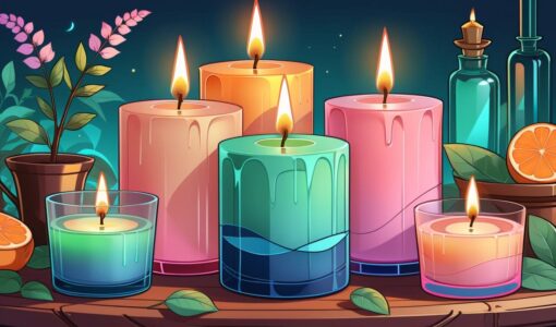 Создание ароматических свечей из остатков воска и эфирных масел — уютный и душевный подарок